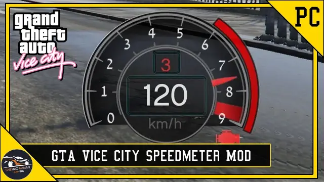 Speed Meter Mod For GTA Vice City