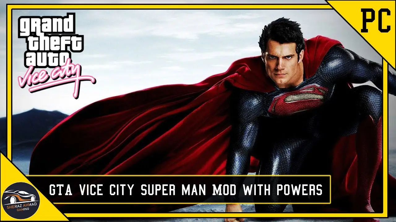 Super Man Mod For GTA Vice City