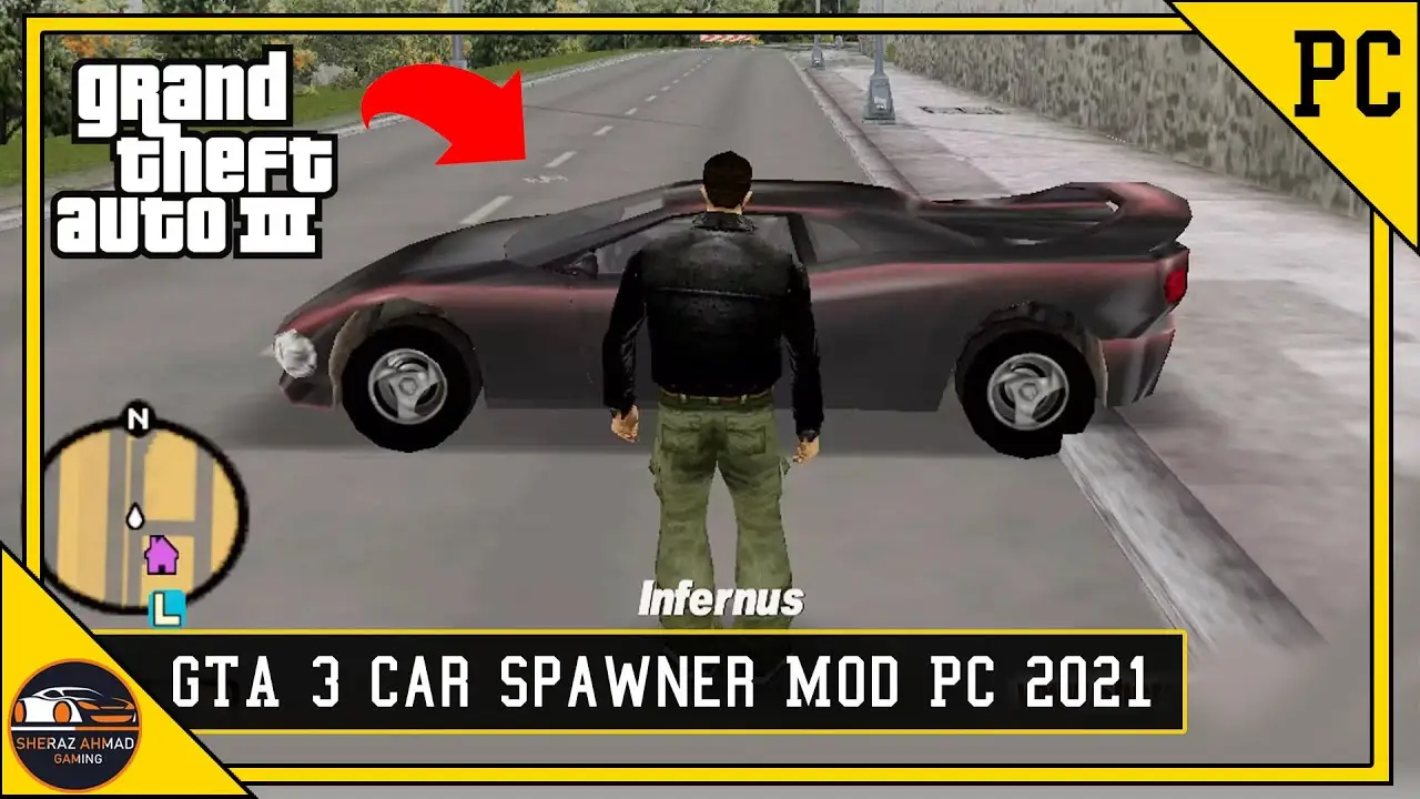 Car Spawner Mod For GTA 3
