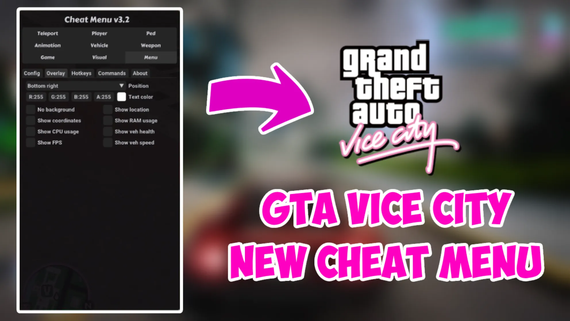 GTA VC Cheat Menu Download Pc