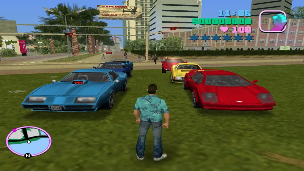 GTA Vice City Sports Cars Spawner Mod